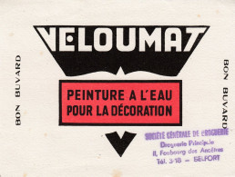 BUVARD & BLOTTER - Peinture VELOUMAT  - Tampon Droguerie Principale BELFORT - Kakao & Schokolade