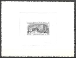 Aof France Palais Dakar Epreuve D' Artiste Signée Non Dentelé Signed Imperf Die Proof Geschnitten ** 1958 + 800€ Decaris - Monumenti