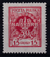 POLAND 1925 Na Skarb Fi 199  Mint Hinged - Neufs