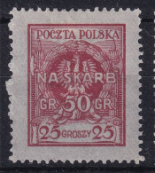 POLAND 1925 Na Skarb Fi 201  Mint Hinged - Ongebruikt