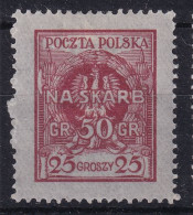 POLAND 1925 Na Skarb Fi 201  Mint Hinged - Neufs