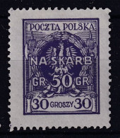 POLAND 1925 Na Skarb Fi 202  Mint Hinged - Ongebruikt