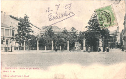 CPA Carte Postale Belgique Bruxelles Place Du Petit Sablon 1908 VM74429 - Squares