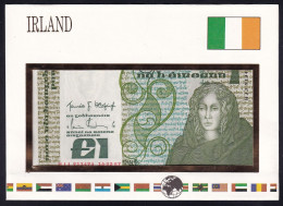 Irland Ireland: 1 Pfund Pound 16.2.1987 - Notenbriefe Der Welt - Ireland