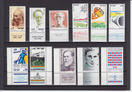 ISRAEL - 1984 - ** / MNH - FULL YEAR - ANNEE COMPLETE - Mi. 952/981 + Bl. 26 - FULL TABS - Full Years