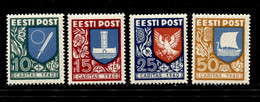 Estonia 1940  Mi 152-155 MNH** - Estonie