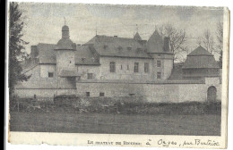 Belgique  -orges   Par Bertrix -   Le Chateau  De Biourge - Verso Carte D'adhesion Feminisme Chretien De Belgique - Bertrix