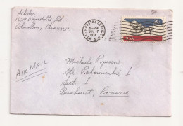 FD11 - International Circulated Envelope -  USA - ROMANIA - 1974 - 3c. 1961-... Covers