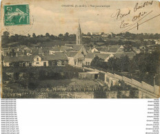 78 ORGEVAL. Vue Panoramique Eglise Et Jardins 1914 - Orgeval