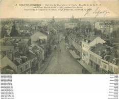 36 CHATEAUROUX. La Rue Principale Vers 1917 - Chateauroux