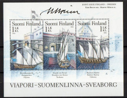 Martin Mörck. Finland 2006. Fortress Suomenlilla.. Michel 1758 - 1800 MNH. Signed. - Blocks & Sheetlets