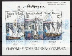 Martin Mörck. Finland 2006. Fortress Suomenlilla.. Michel 1758 - 1800 MNH. Signed. - Blocchi E Foglietti