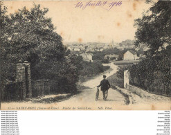 (D) 95 SAINT-PRIX. Cycliste Route De Saint-Leu 1914 - Saint-Prix