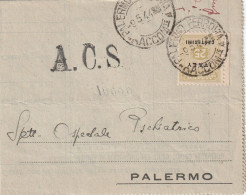 PIEGO - AMGOT 25CENT - Occup. Anglo-americana: Sicilia