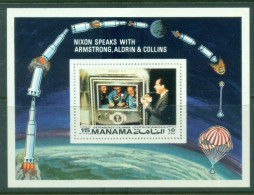 Manama 1972 Mi#MS172 Apollo 11 Space Mission MS MLH - Manama