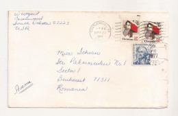 FD11 - International Circulated Envelope -  USA - ROMANIA - 1977 - 3c. 1961-... Covers