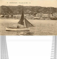 WW 06 GOLF-JUAN. Pêcheur En Barque Et Vue Du Môle - Juan-les-Pins