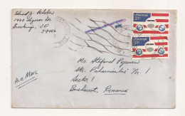 FD11 - International Circulated Envelope -  USA - ROMANIA - 1976 - 3c. 1961-... Covers