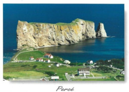 Carte Postale: Grand Format: PERCE Vu Des Hauteurs Du Mont Saint-Anne. - Percé