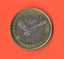 Kazakistan 100 Tenge 2020 Les Trésors De La Steppe Bimetallic Asia Coin Aquila Eagle Aigle - Kazakistan
