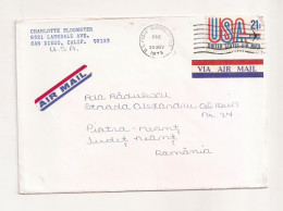 FD11 - International Circulated Envelope -  USA - ROMANIA - 1973 - 3c. 1961-... Covers