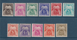 France - Taxe - YT Nº 67 à 77 ** - Neuf Sans Charnière - 1943 à 1946 - 1859-1959 Postfris
