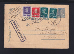 Rumänien Romania GSK Mit ZuF 1944 Statina Nach Chisinau Zensur - World War 2 Letters