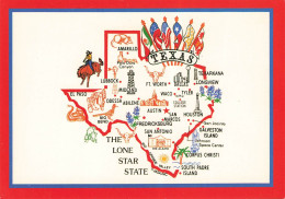 ETATS-UNIS - Texas - The Lone Star State - Carte Postale - Otros & Sin Clasificación