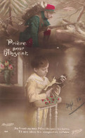 FANTAISIES - Prière Pour L'Absent - Un Enfant Priant Pour La Protection De Son Père - Colorisé - Carte Postale Ancienne - Andere & Zonder Classificatie