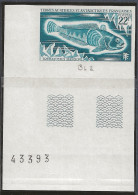 Essai De Couleur Taaf/fsat Poisson Yvert 43  MNH ** - Ongetande, Proeven & Plaatfouten