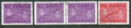 SWEDEN 1962 Centenary Of Local Postal Deliveries Used.  Michel 487-88 - Gebraucht