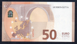 50 EURO FRANCE  UE U049 "08" - LAGARDE   UNC - 50 Euro