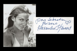 Alexandra Stewart - Carte Dédicacée En Personne + Photo - 2001 - Schauspieler Und Komiker