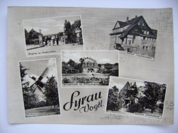 DDR Syrau (Vogtl.) Gasthof Tropfsteinhöhle Windmühle Gasthaus Drachenburg Eingang Zur Drachenhöhle Springbrunnen....1966 - Syrau (Vogtland)