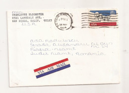 FD12 - International Circulated Envelope -  USA - ROMANIA - 1974 - 3c. 1961-... Cartas & Documentos