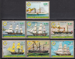 GUINEA EQUATORIAL 998-1004,unused,ships - Guinée Equatoriale