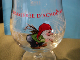 VERRE A BIERE BRASSERIE D ACHOUFFE. 33 CL - Glazen