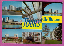 CP TOURS 37 - Multi Vue La Cité Moderne Monument Achitecture - Tours