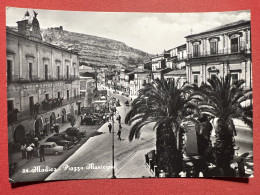 Cartolina - Modica ( Ragusa ) - Piazza Municipio - 1959 - Ragusa