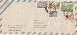 Argentina Air Mail Cover Sent To Denmark 1960 - Airmail