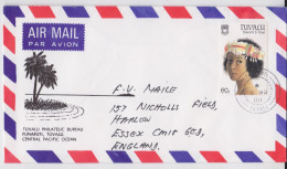 Tuvalu Lettre Illustrée Timbre Stamp Air Mail Cover 1988 - Tuvalu