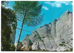 FUNICULAR AEREO A SAN JERONIMO.- MONTSERRAT - BARCELONA - CATALUNYA. - Luoghi Santi