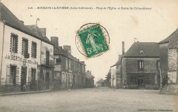 Moisdon La Rivière * Place De L'église Et Route De Châteaubriant * Auberge BERTIN - Moisdon La Riviere