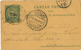 CARTAO POSTAL 1893  SETUBAL - Lettres & Documents