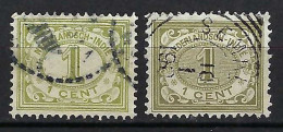 INDE NEERLANDAISE Ca.1912-1913: 2x Le Y&T 98 Obl. CAD, 2 Nuances - Nederlands-Indië