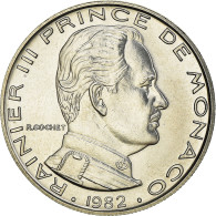 Monnaie, Monaco, Rainier III, Franc, 1982, SPL, Nickel, KM:140 - 1960-2001 Nieuwe Frank