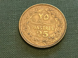 Münze Münzen Umlaufmünze Libanon 25 Piaster 1972 - Líbano