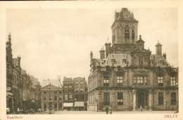 CPA- DELFT - RAADHUIS * 2scans - Delft