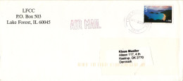 USA Cover Sent Air Mail To Denmark 30-4-2009 Single Franked - Brieven En Documenten