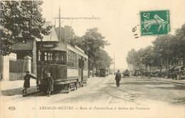 KREMLIN BICETRE Route De Fontainebleau Et Station Des Tramways - Kremlin Bicetre